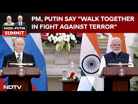 Putin Modi Joint Statement | 'Dear Friends' Modi, Putin Say "Walk Together In Fight Against Terror"