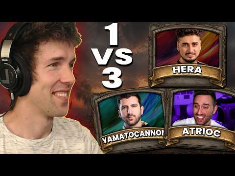 Hera, Atrioc & YamatoCannon challenged me to a 1vs3... What could go wrong?