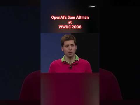 OpenAI’s Sam Altman at Apple WWDC 2008