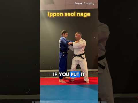 Most common ippon seoi nage mistake I see beginners do #ipponseoinage #judobasics