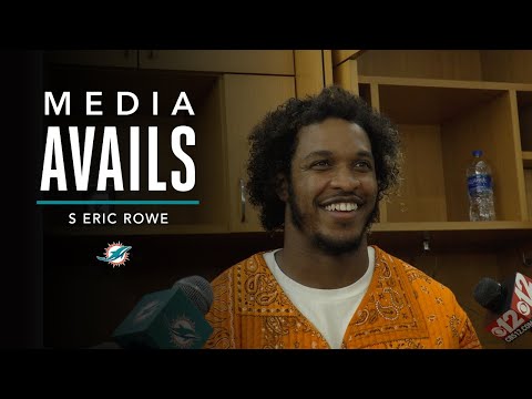 Safety Eric Rowe meets with the media | Miami Dolphins