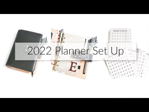 2022 Planner Set Up | EbbyDoesItAll