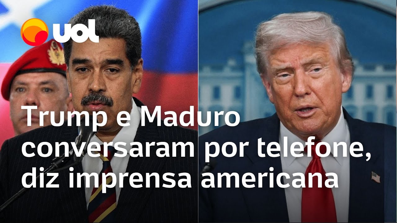 Trump e Maduro conversaram por telefone em meio a tensão, segundo imprensa americana