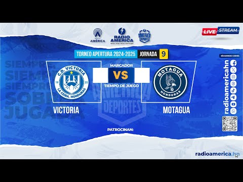 ¡EN VIVO! LIGA NACIONAL Transmisión del partido Victoria Vs Motagua Jornada #9