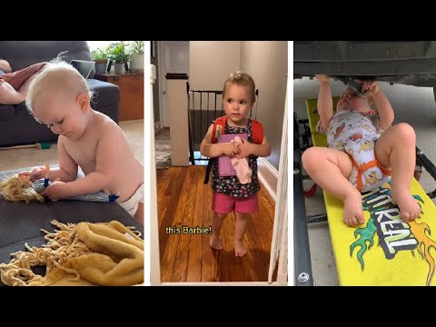 Cute Baby try not to smile Challenge #39 #shorts