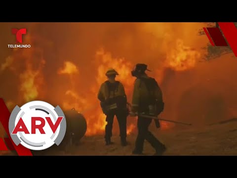 Seis condados de California sufren incendios forestales | Al Rojo Vivo | Telemundo