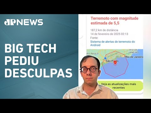 Geofísico analisa falso alerta de terremoto disparado pelo Google