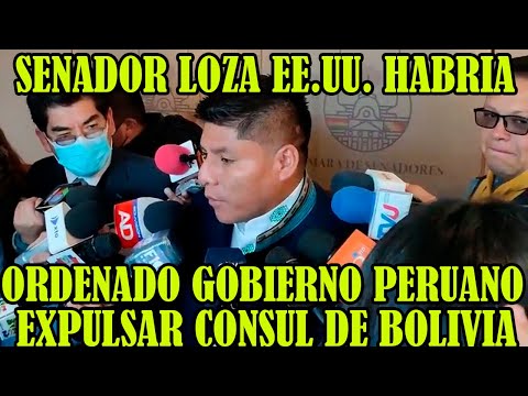 SENADOR LOZA DE BOLIVIA CUESTIONA GOBIERNO PERUANO POR PEDIR RETIRAR CONSUL DE BOLIVIA EN PUNO..