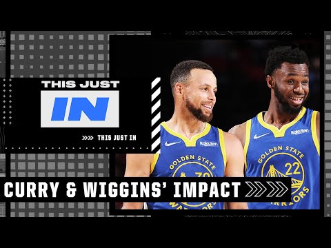 JJ Redick breaks down how Steph Curry & Andrew Wiggins are impacting the Warriors | This Just In video clip 