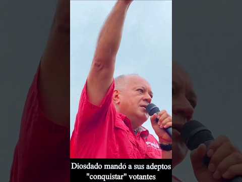 Hay que ir a la casa del que está descontento: Diosdado mandó a sus adeptos conquistar votantes.