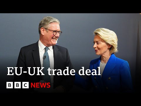 UK and EU reach new trade deal on food, fishing, defence and passport checks | BBC News