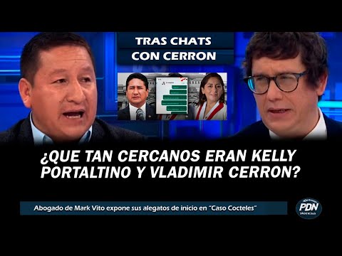 GUIDO BELLIDO VS JAIME CHINCHA: SOBRE LOS CHATS DE KELLY PORTALATINO Y CERRON REVELADOS EN PANORAMA