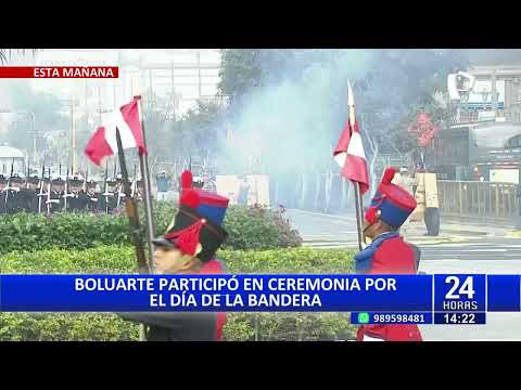 Dina Boluarte lideró ceremonia del 144º aniversario de la Batalla de Arica