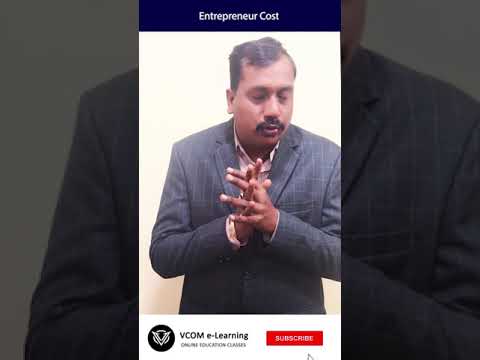 What is Entrepreneur Cost? – #Shortvideo – #businesseconomics – #trending #bishalsingh -Video@61