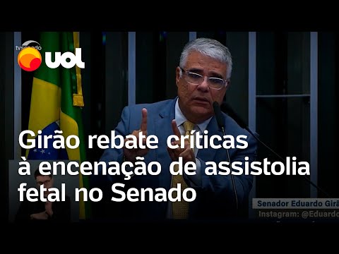 PL do Aborto: Girão rebate críticas à encenação de assistolia fetal no Senado