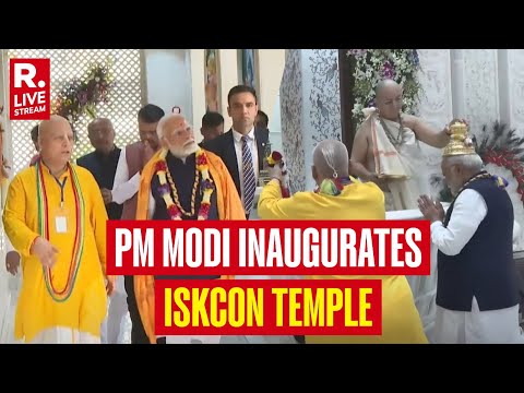 LIVE: PM Modi Inaugurates Asia's Second Largest ISKCON Temple in Navi Mumbai