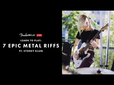 Learn to Play: 7 Epic Metal Riffs for Guitar | Fender Play LIVE | Fender