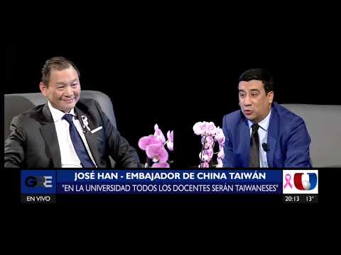 Gustavo Recalde con José Han, Embajador de Taiwán en Paraguay Programa 63- 16/OCTUBRE /2022