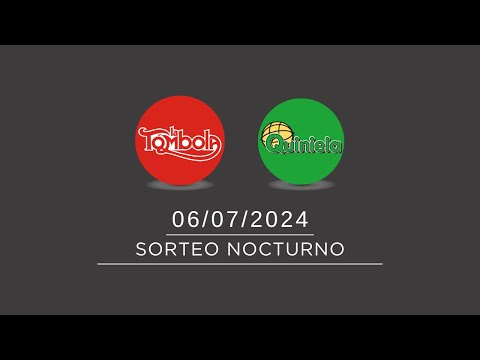 Sorteo Nocturno de Quiniela y Tómbola -06/07/2024