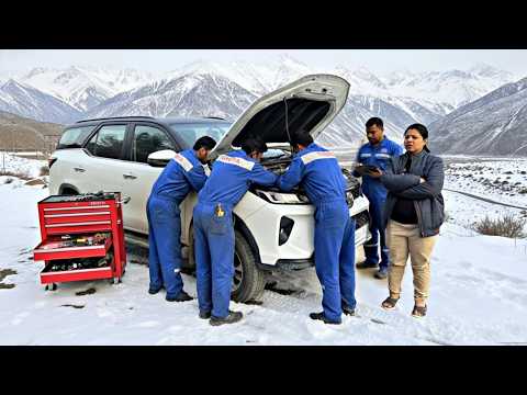 Spiti जाने निकले थे… और FORTUNER LEGENDER पहुँच गई Service Center! 😑 WINTER SPITI ❄️ Part 2