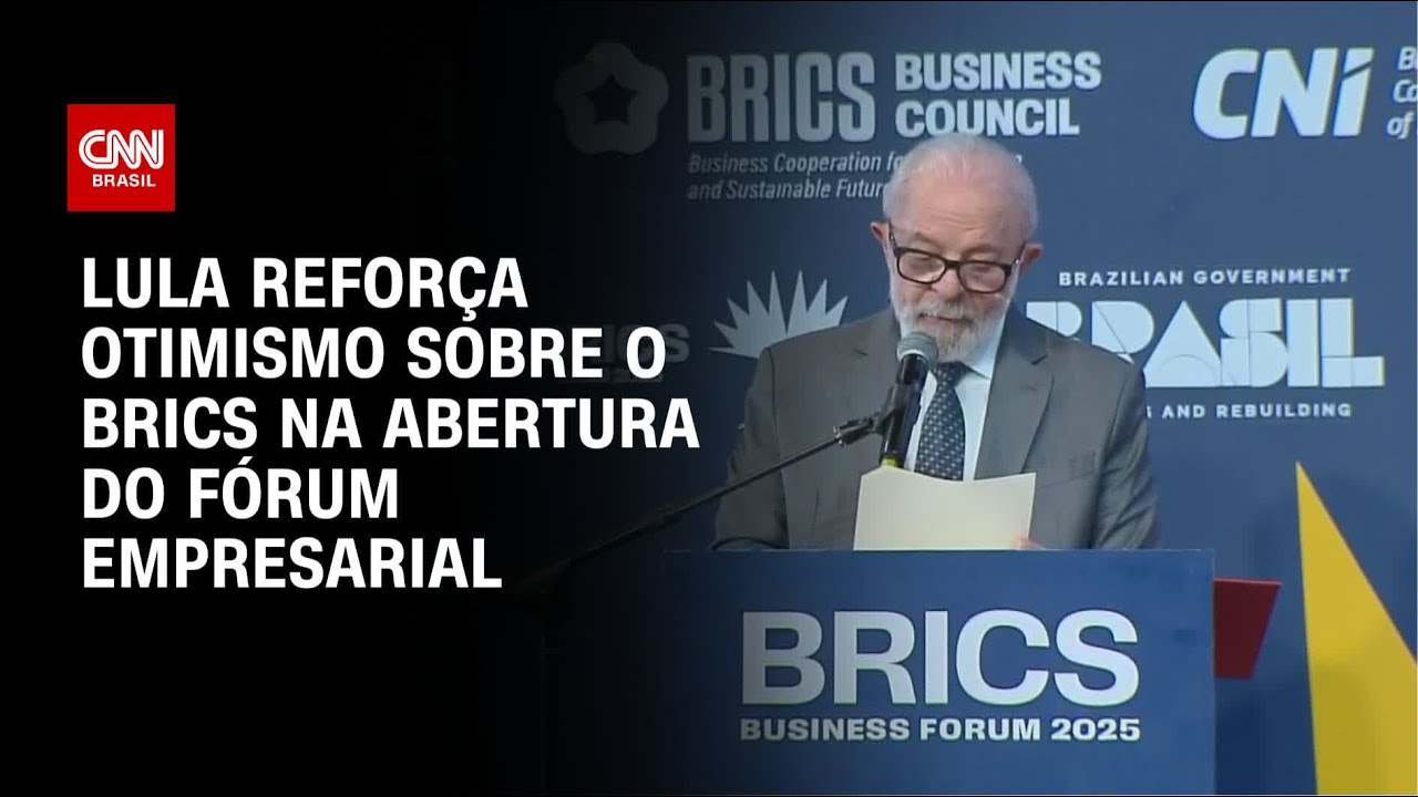 “O Brics segue como fiador de um futuro promissor”, diz Lula no Fórum empresarial | AGORA CNN