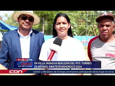 En Villa Jaragua realizan el 4to Torneo de Beisbol Amateur Bahoruco 2024