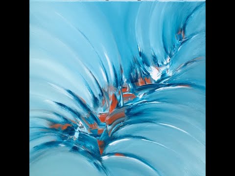 abstract painting with Acrylic, acrylicpainting, abstract art, abstrakte Malerei mit Acryl,