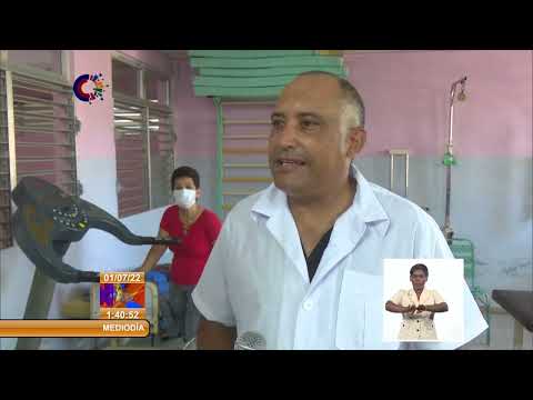 Leandro Aldana un niño rehabilitado por el medicina en Cuba