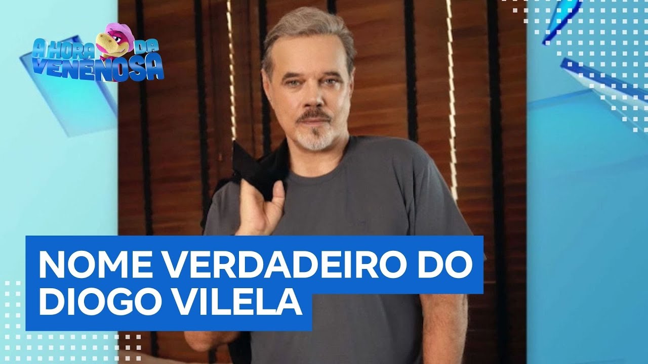 Descubra qual é o nome verdadeiro do ator Diogo Vilela