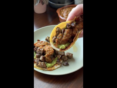 Ribeye Tacos with Salsa Tatemada