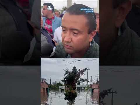 Gobierno de Cuautitlán pide apoyo tras inundación en Rancho San Blas #shorts