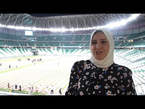 World Cup Stadium in Doha hosts thousands for Eid al-Fitr prayers