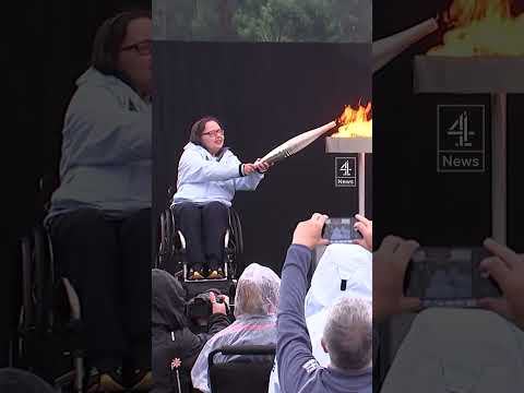 Paralympic torch lit ahead of Paris games