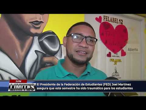 El Presidente de la Federación de Estudiantes FED Joel Martínez, asegura que este semestre ha sido t