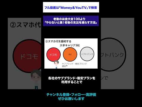 やらないと損！老後の支出を効果的に減らす方法 #shorts #電気代 #スマホ代 #経済圏 #キャッシュレス #シニア割 #確定申告 #節約