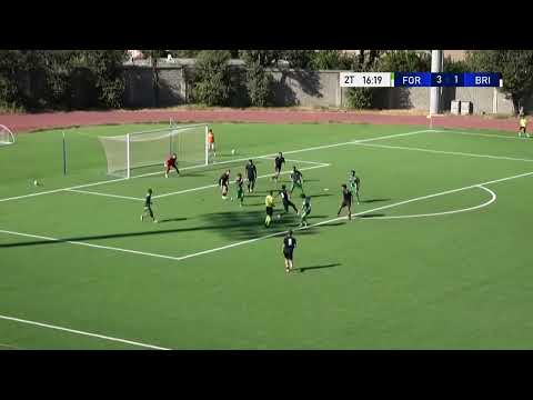 Olteanu primo gol con la maglia biancoverde - Real Forio - Brindisi