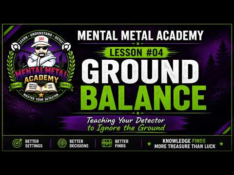 Metal Detecting for Beginners: Understanding Ground Balance | Mental Metal Academy Lesson #4