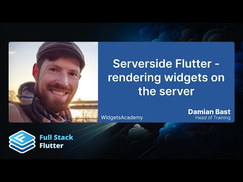 Damian Bast: Serverside Flutter - rendering widgets on the server