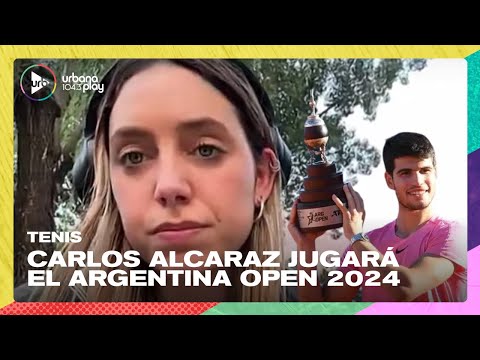 Carlos Alcaraz confirmó su asistencia al Argentina Open 2024 | Tenis en #UrbanaPlayClub