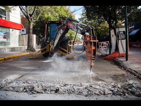 SAN ISIDRO: EL MUNICIPIO RENUEVA EL ASFALTO EN UNA CALLE CLAVE DE ACASSUSO