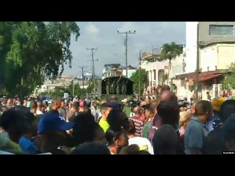 Info Martí | “Corriente y comida”, gritaron en Cuba