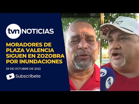 Moradores de Plaza Valencia siguen en zozobra por inundaciones