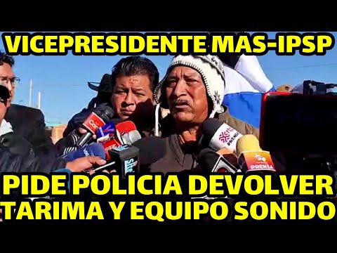 GERARDO GARCIA DICE HOY SE CONCENTRARAN MÀS DE 100 MIL PERSONAS PARA PROCLAMAR EVO MORALES EN ALTO