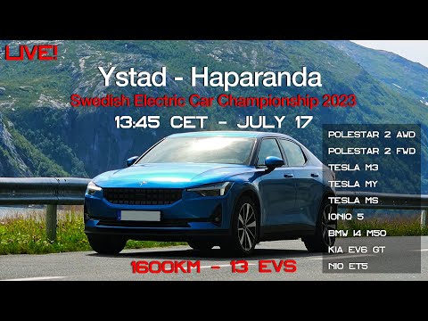 Ystad - Haparanda - SECC2023 Part #2 *1600km competition with 13 EVs!*