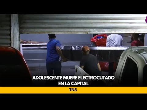 Adolescente muere electrocutado en la capital