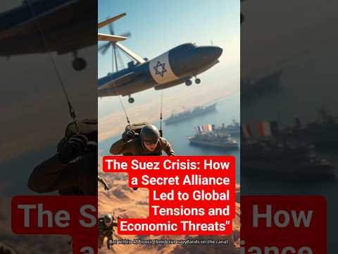 "The Suez Crisis: How a Secret Alliance Led to Global Tensions and Economic Threats"