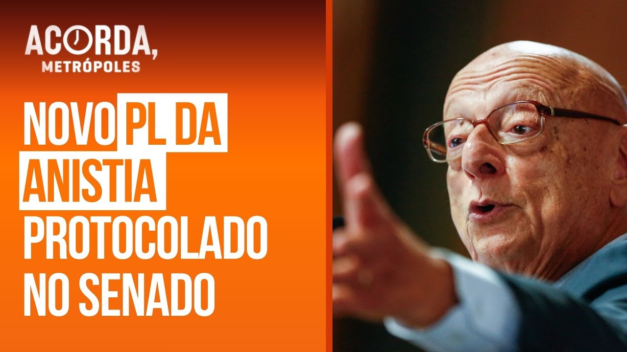 Depois de veto presidencial, Espiridião Amin protocola novo PL da anistia no Senado