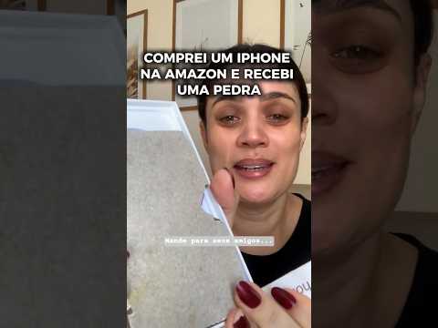 Mulher de MG compra um iPhone na Amazon e recebe uma Pedra, mande para seus amigos.. INSCREVA-SE