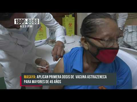 Ágil y efectivo es el proceso de vacunación contra el COVID-19 en Masaya - Nicaragua