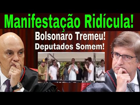 RIDÍCULA! BOLSONARO SE ACOVARDA EM MANIFESTAÇÃO! DEPUTADOS BOLSONARISTAS SOMEM! CADEIA MAIS PERTO!